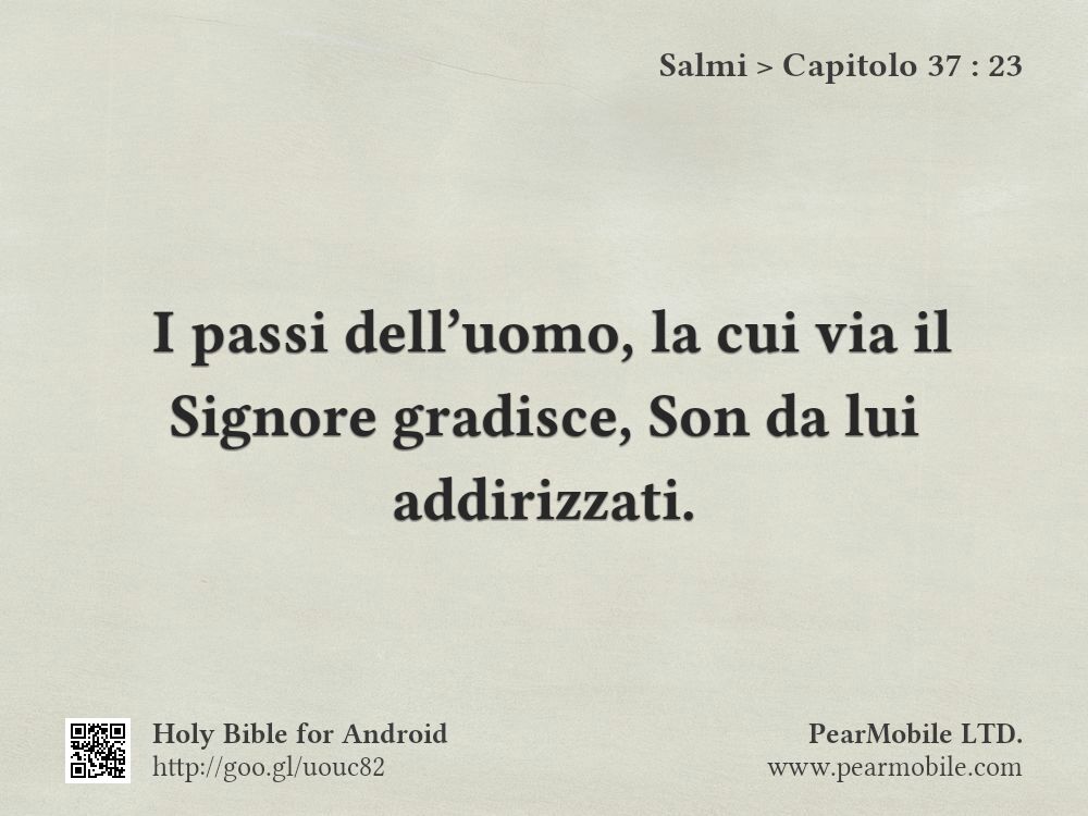 Salmi, Capitolo 37:23